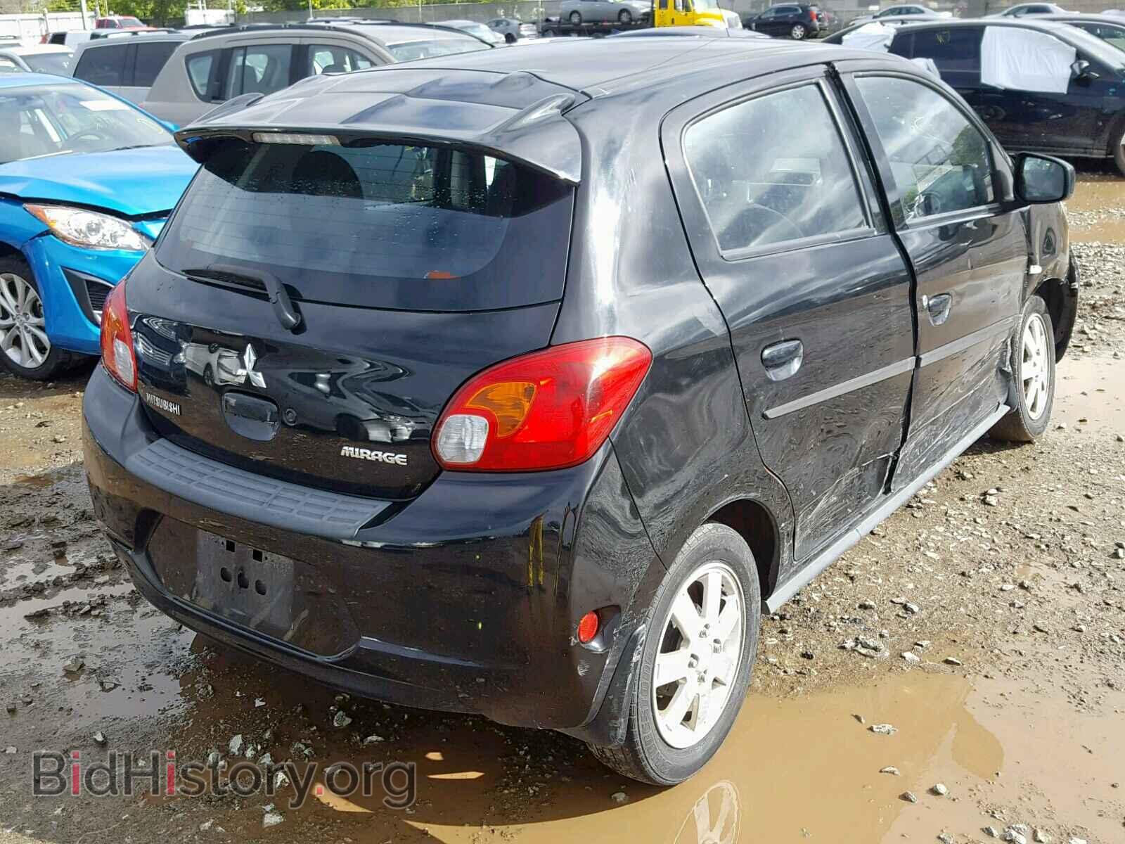 2014 MITSUBISHI MIRAGE - VIN: ML32A4HJ5EH004843 - Фото 4