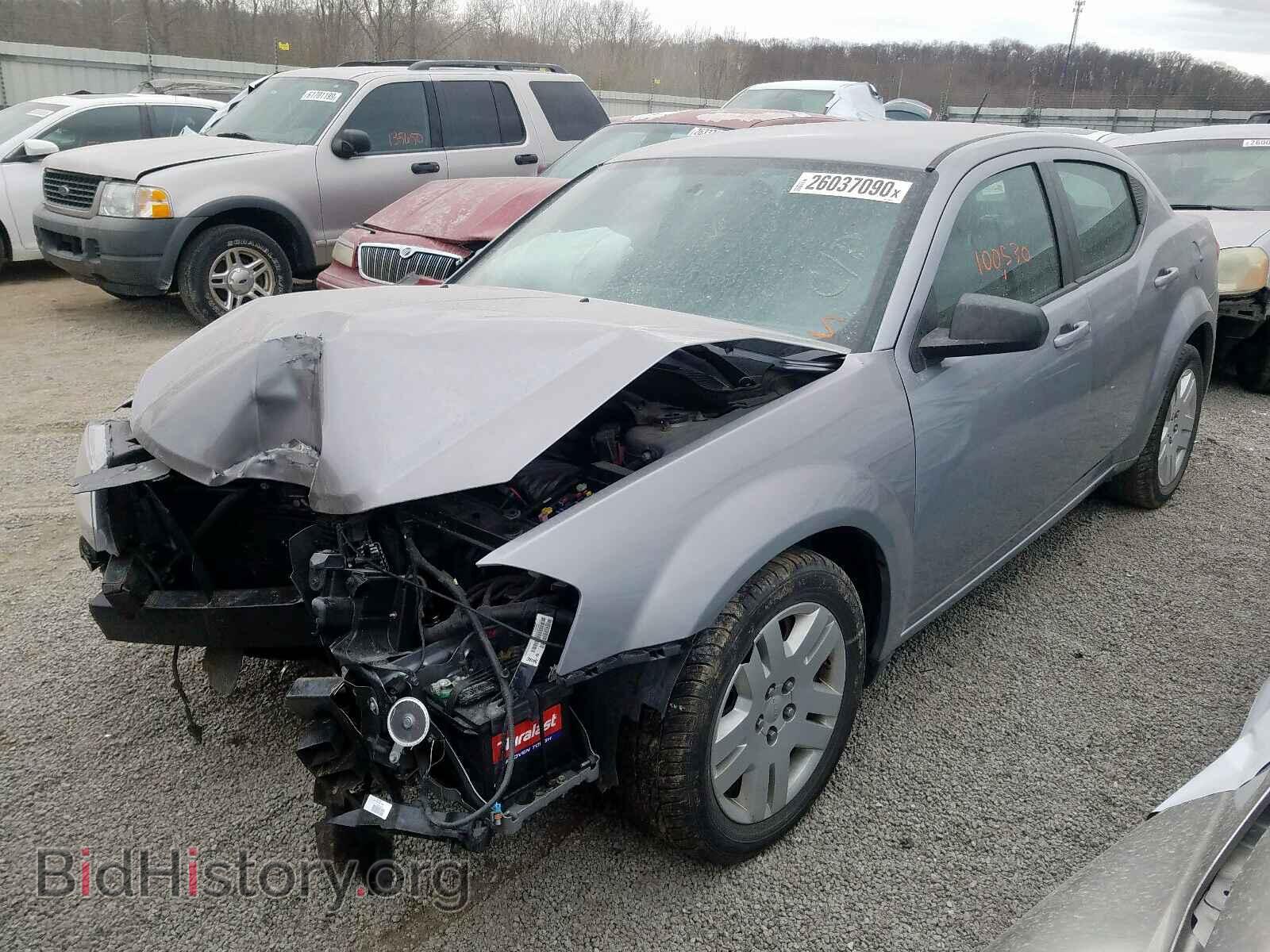 2014 DODGE AVENGER - VIN: 1C3CDZAB3EN107094 - Фото 2
