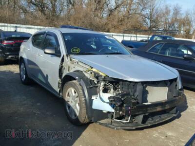 2011 Dodge AVENGER Avenger EX, silver — VIN 1B3BD4FB8BN609194, Copart