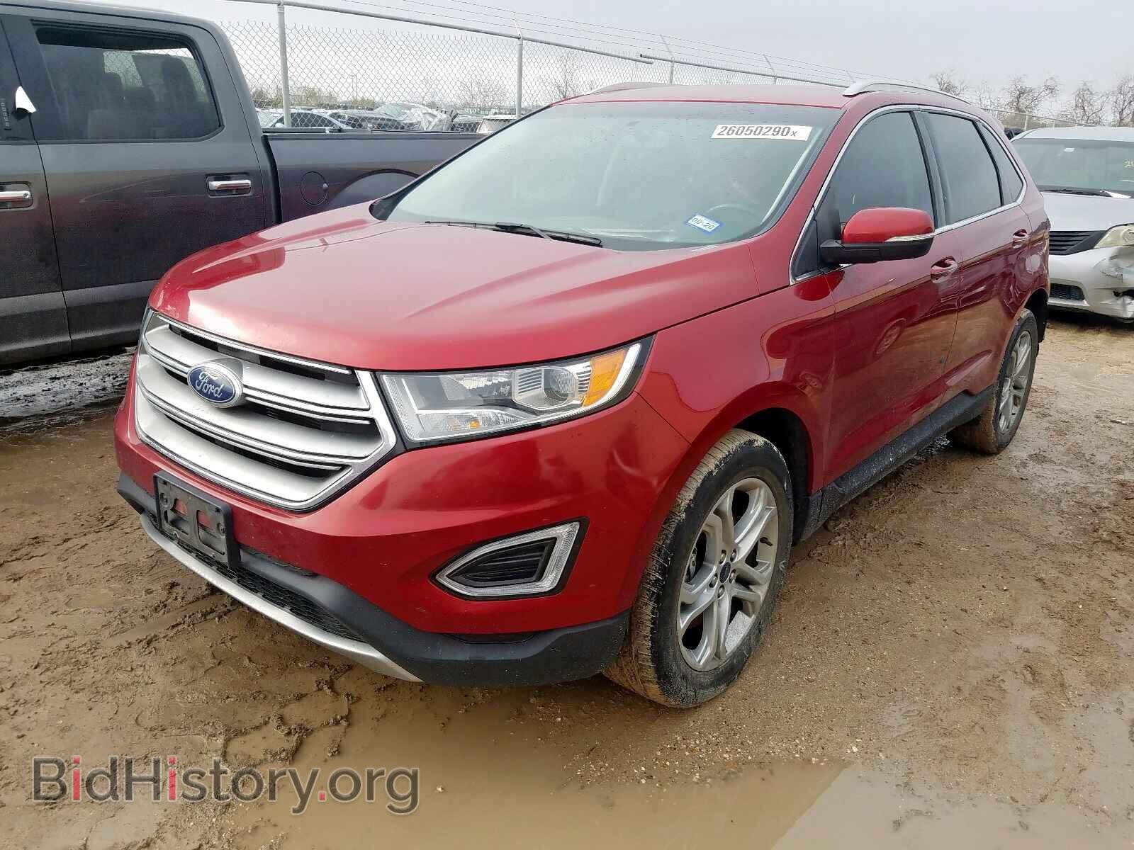 2015 FORD EDGE - VIN: 2FMTK3K86FBB96203 - Фото 2