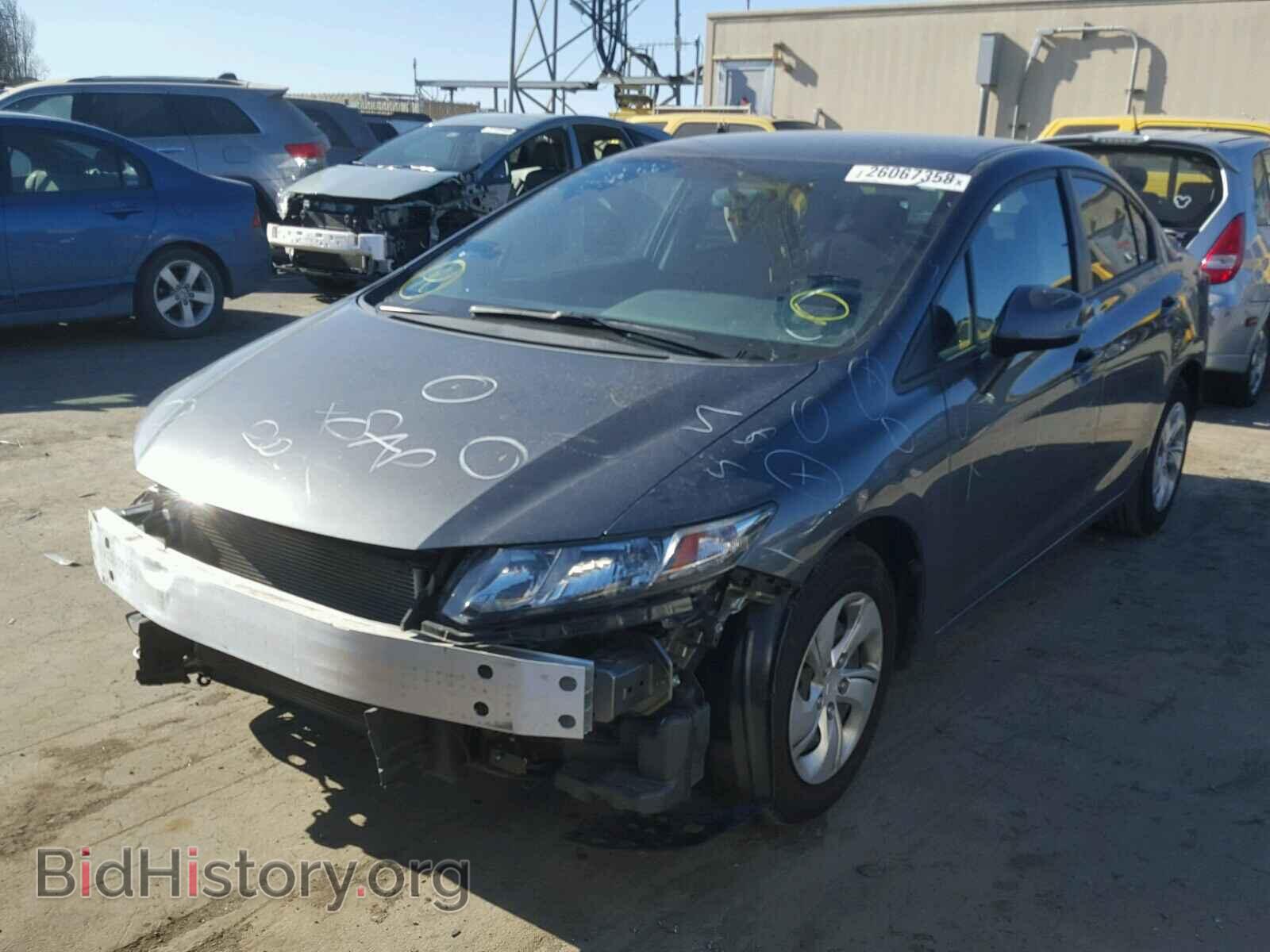 2013 HONDA CIVIC - VIN: 19XFB2F5XDE242648 - Фото 2