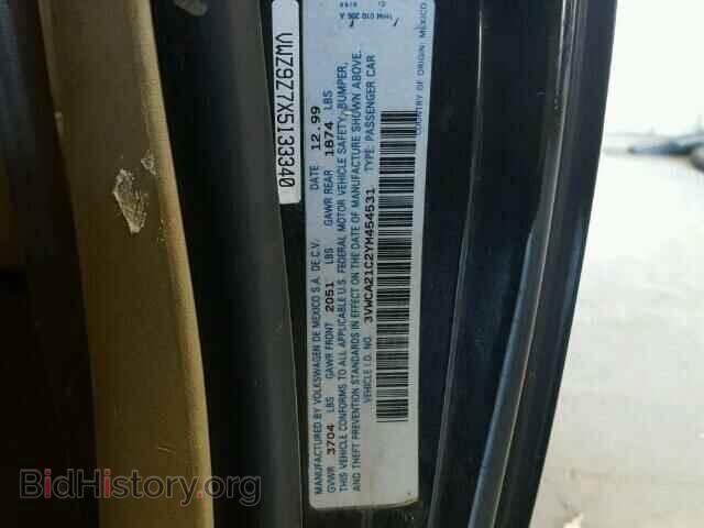 2000 VOLKSWAGEN BEETLE - VIN: 3VWCA21C2YM454531 - Фото 10