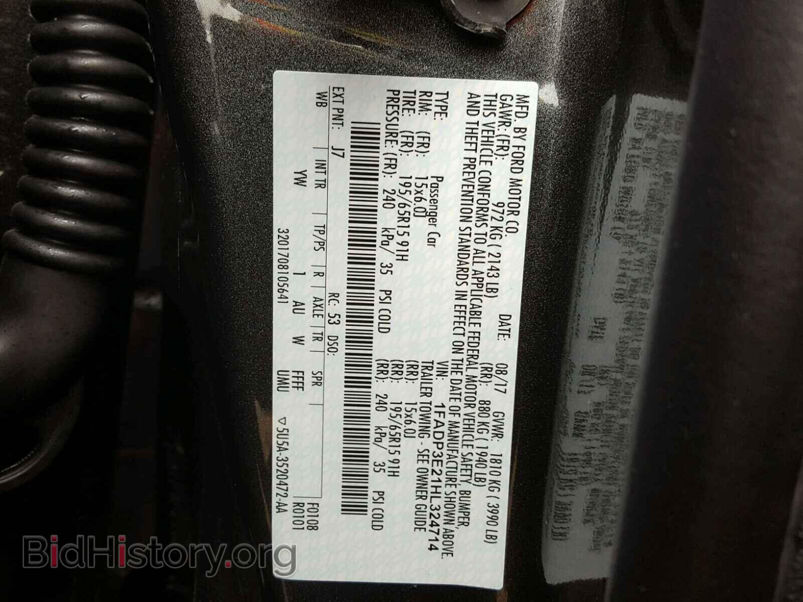 2017 FORD FOCUS - VIN: 1FADP3E21HL324714 - Photo 10