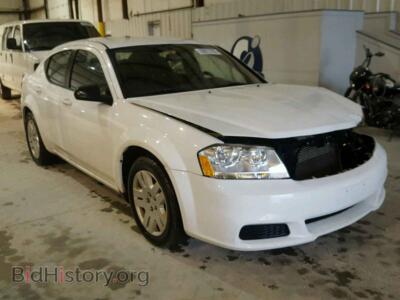 2011 Dodge AVENGER Avenger EX, white — VIN 1B3BD4FB1BN564406, Copart