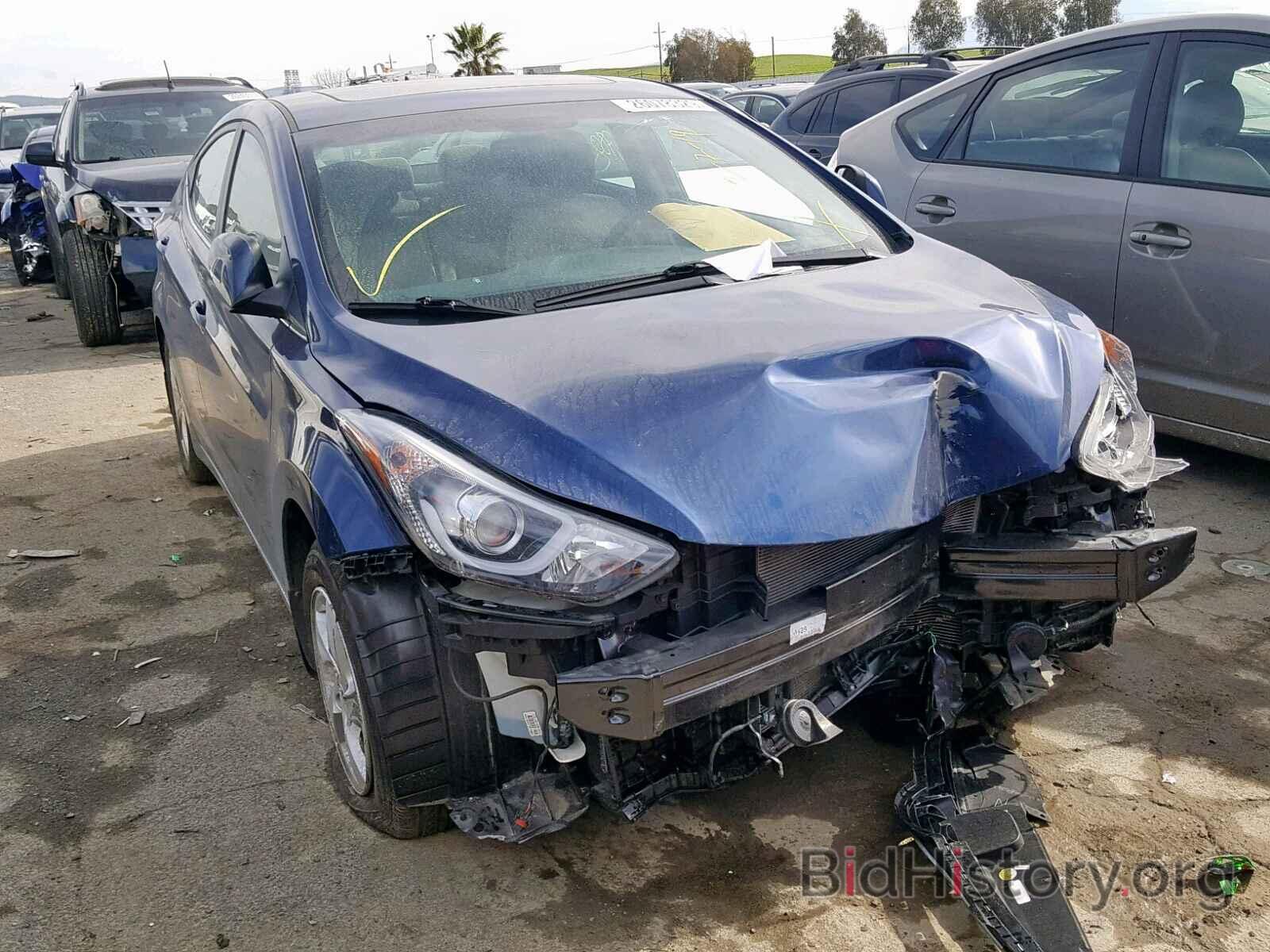 Photo 5NPDH4AE3GH676306 - HYUNDAI ELANTRA 2016