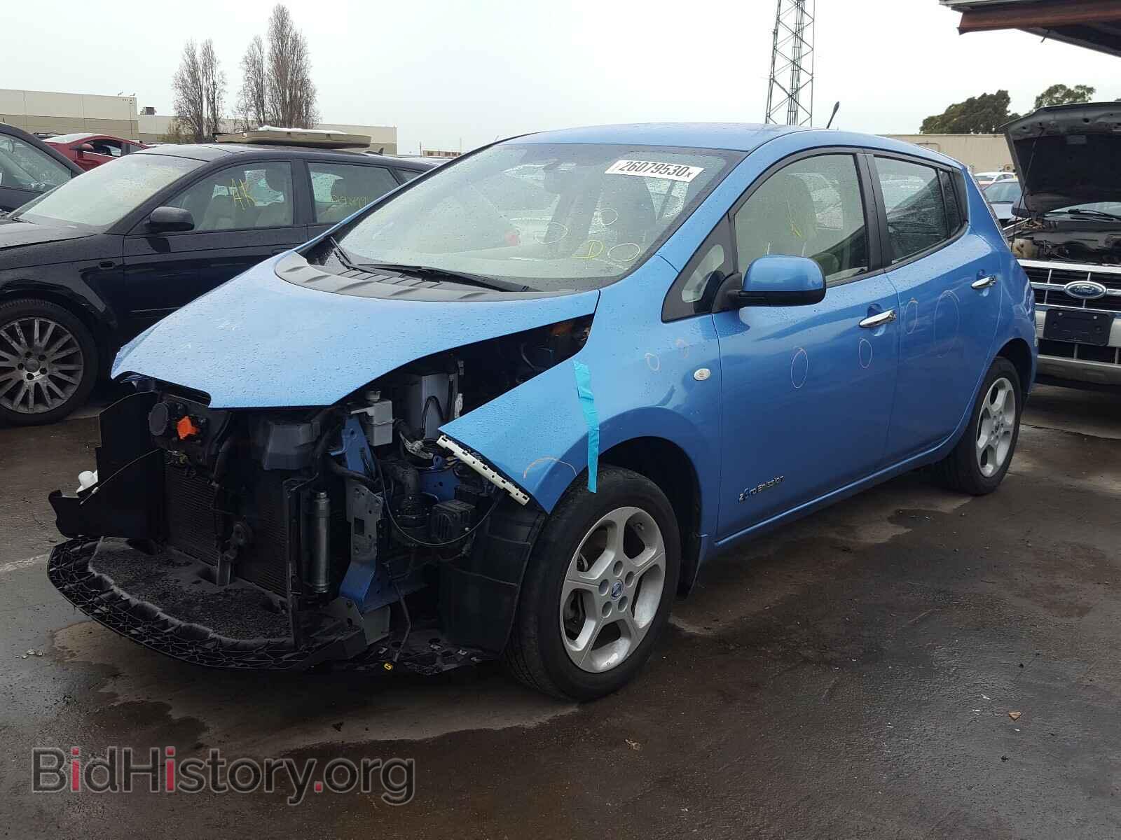 2012 NISSAN LEAF - VIN: JN1AZ0CPXCT018434 - Фото 2