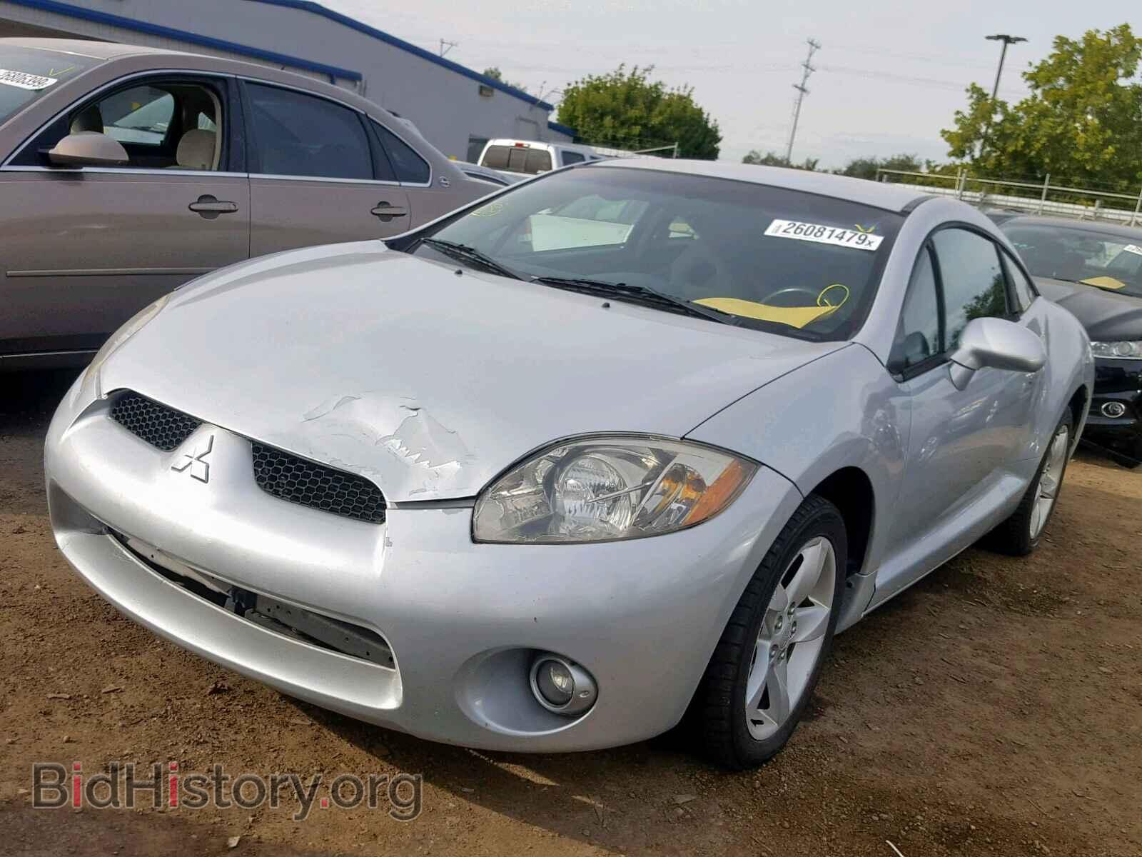 2006 MITSUBISHI ECLIPSE - VIN: 4A3AK34T16E001526 - Фото 2