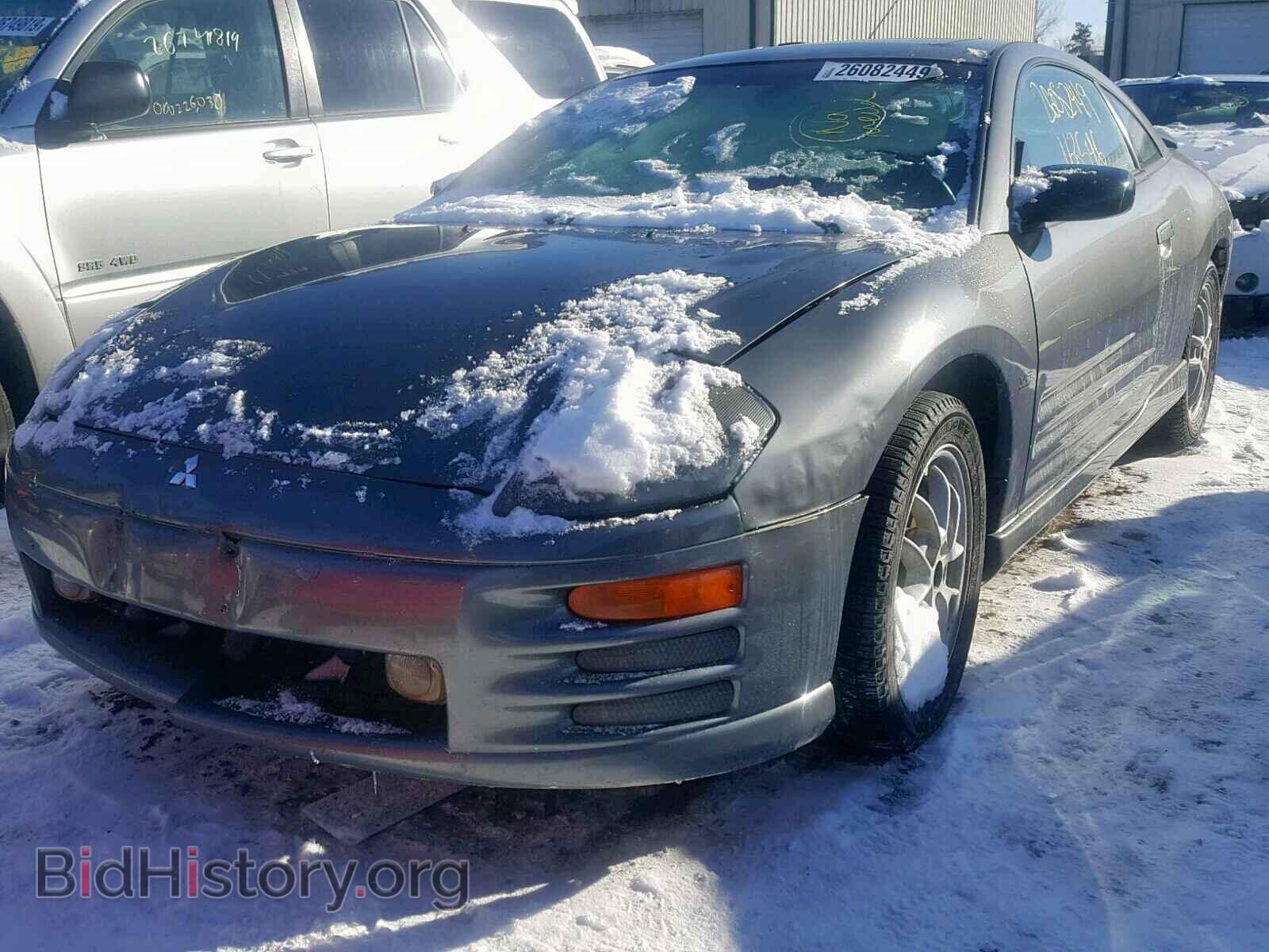 2002 MITSUBISHI ECLIPSE - VIN: 4A3AC54H72E097306 - Фото 2