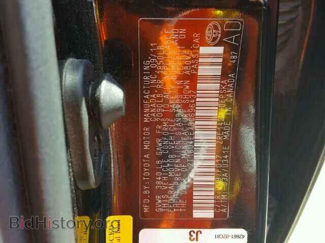 2011 TOYOTA COROLLA - VIN: 2T1BU4EE7BC696437 - Фото 10