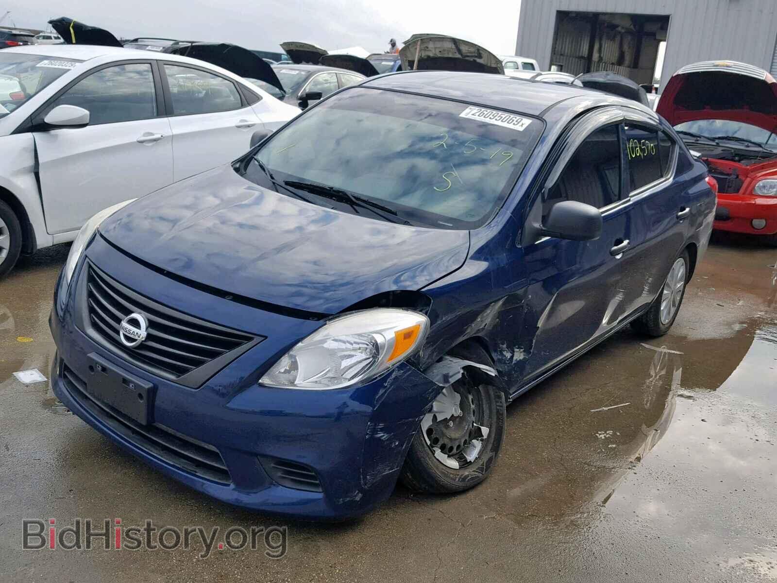 2014 NISSAN VERSA - VIN: 3N1CN7AP5EL848357 - Фото 2