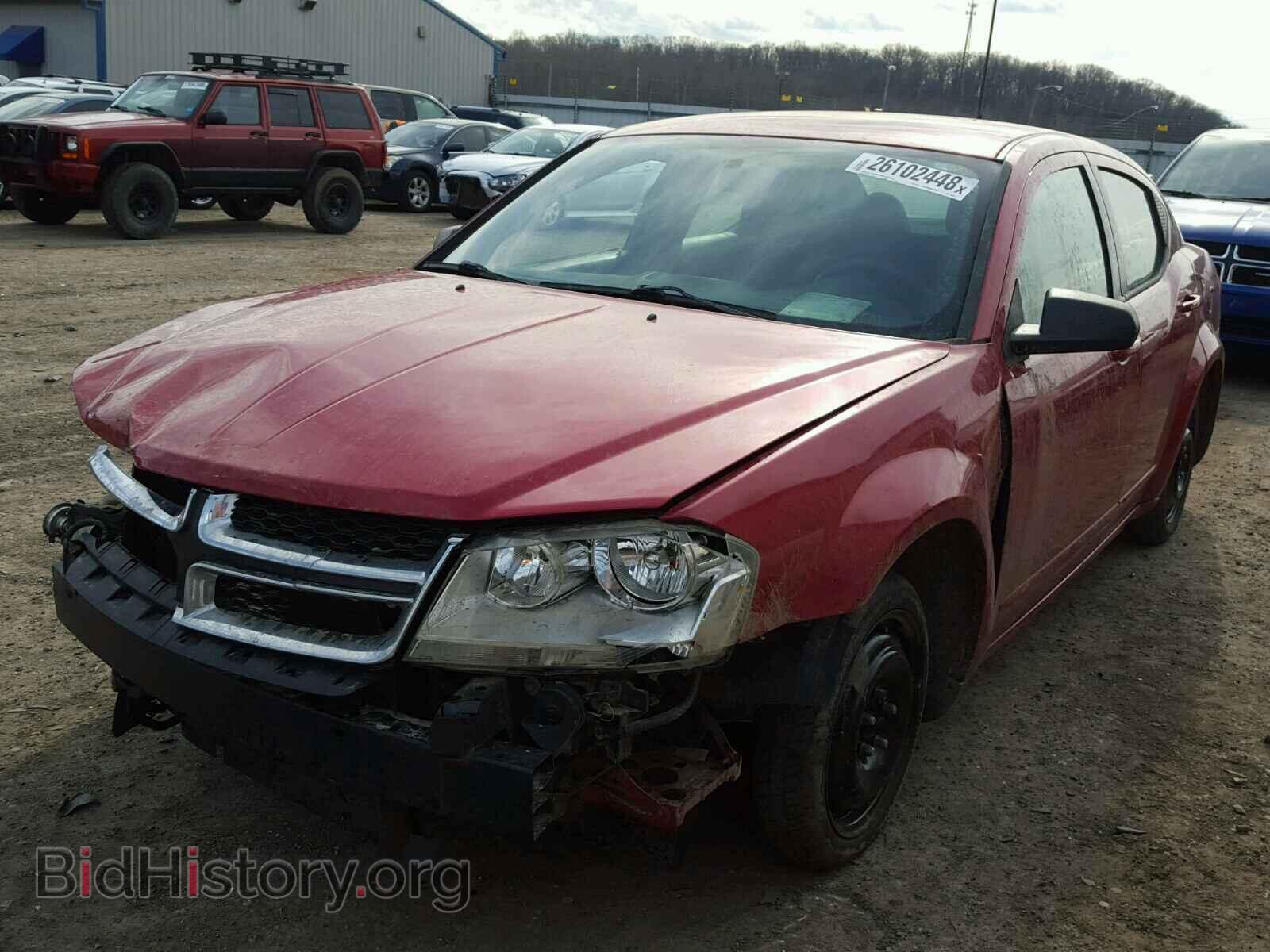 2011 DODGE AVENGER - VIN: 1B3BD4FB6BN540229 - Фото 2