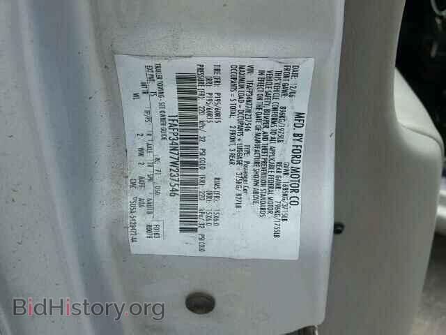 2007 FORD FOCUS - VIN: 1FAFP34N77W237546 - Photo 10