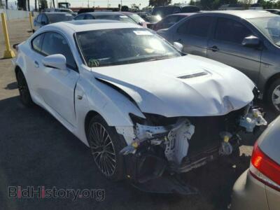 2015 Lexus RC RC-F, white — VIN JTHHP5BC4F5003626, Copart