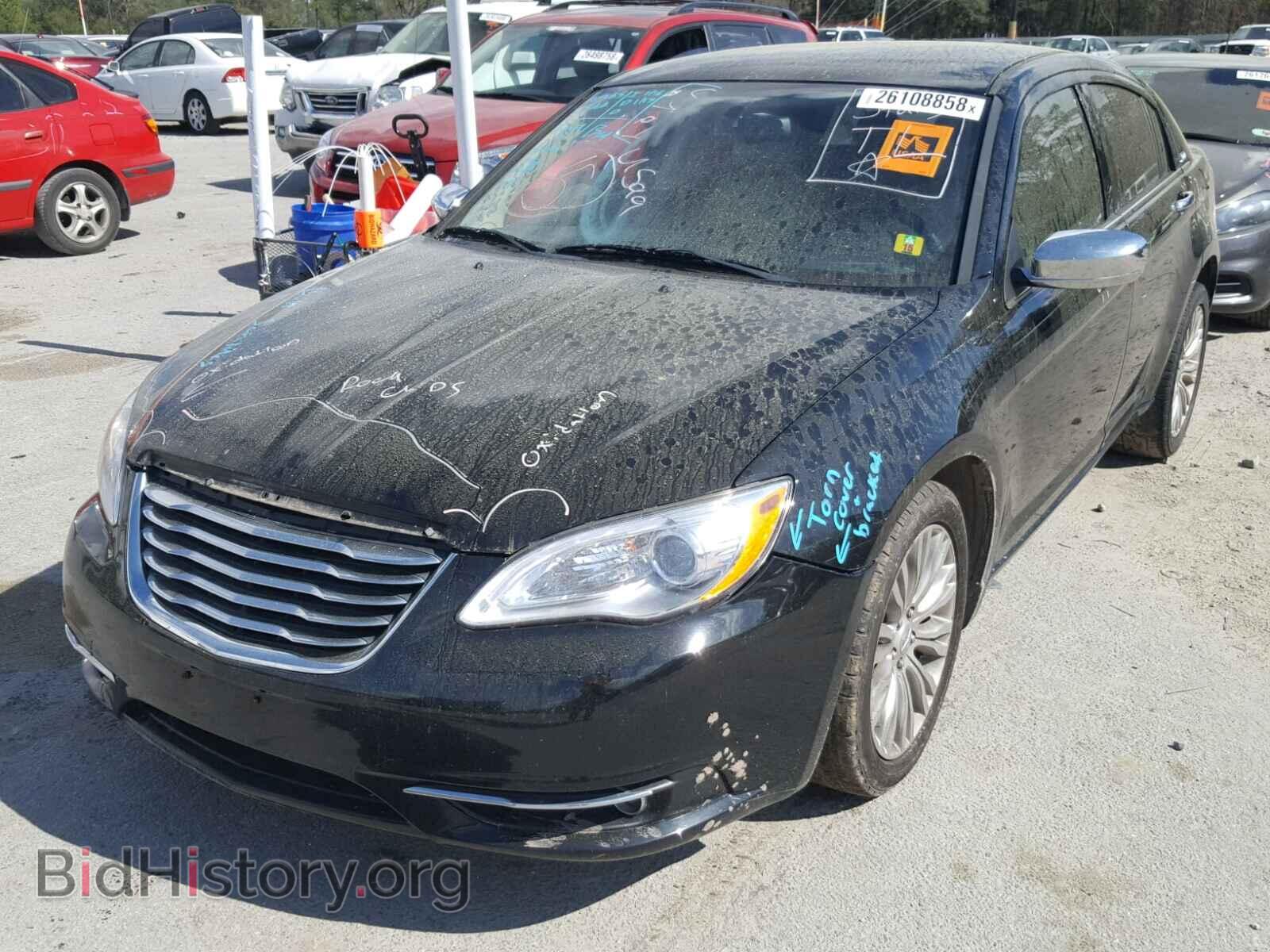 2012 CHRYSLER 200 - VIN: 1C3CCBCB2CN162270 - Фото 2