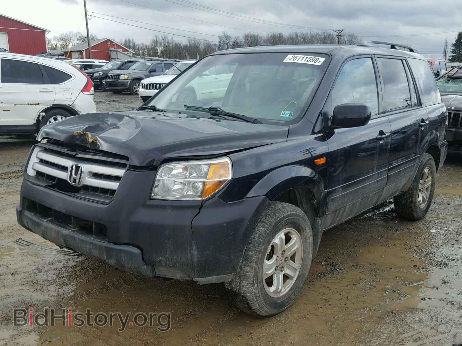 2008 HONDA PILOT - VIN: 5FNYF18268B043106 - Фото 2