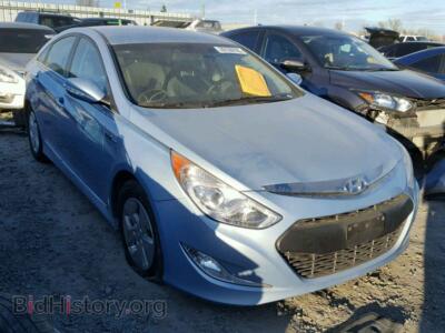 2012 Hyundai SONATA Sonata HYB, синий — VIN KMHEC4A48CA036969, Copart
