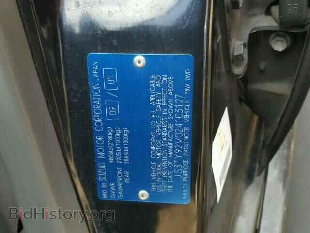 2002 SUZUKI XL7 PLUS - VIN: JS3TY92V024103127 - Фото 10