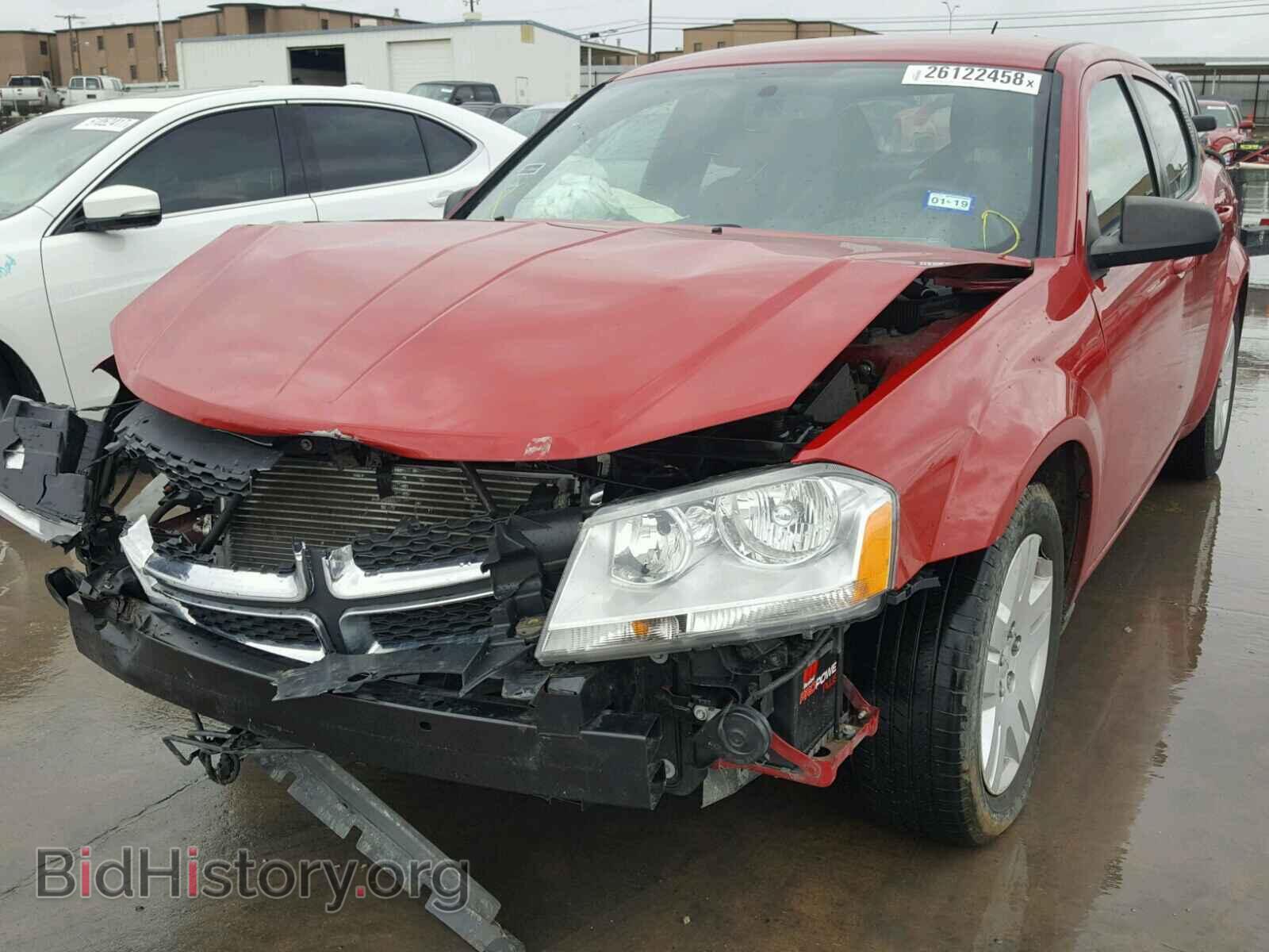 2013 DODGE AVENGER - VIN: 1C3CDZAB2DN582671 - Фото 2