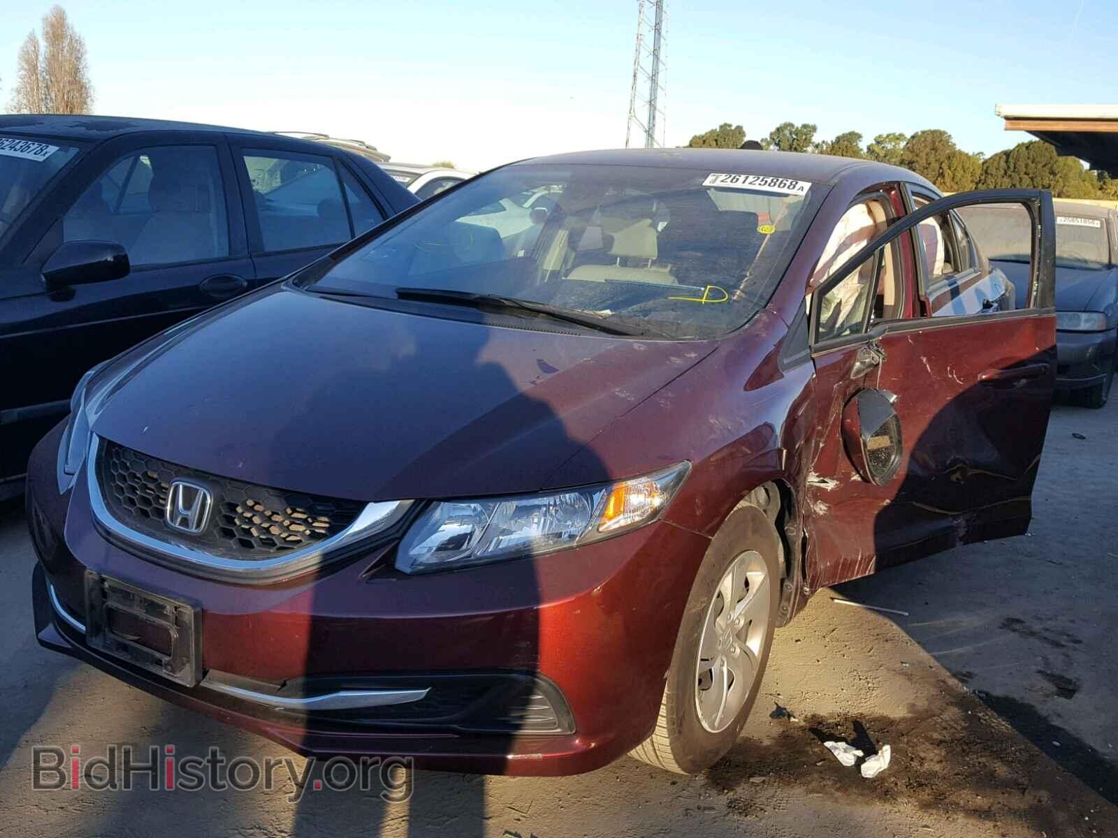 2014 HONDA CIVIC - VIN: 19XFB2F5XEE204662 - Фото 2