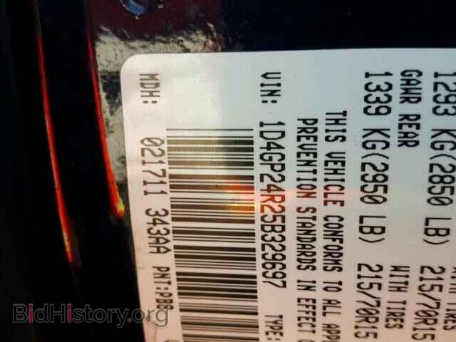 2005 DODGE CARAVAN - VIN: 1D4GP24R25B329697 - Фото 10