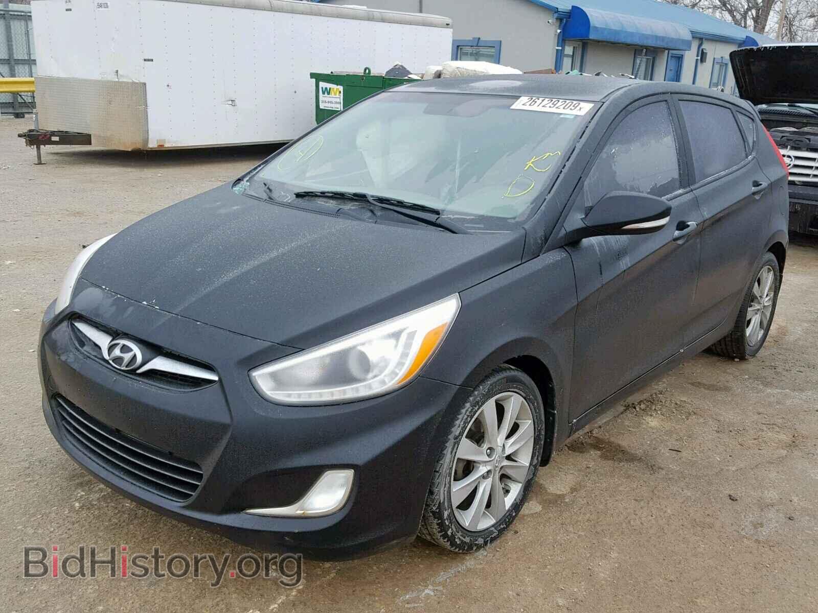 2014 HYUNDAI ACCENT - VIN: KMHCU5AE9EU166442 - Фото 2