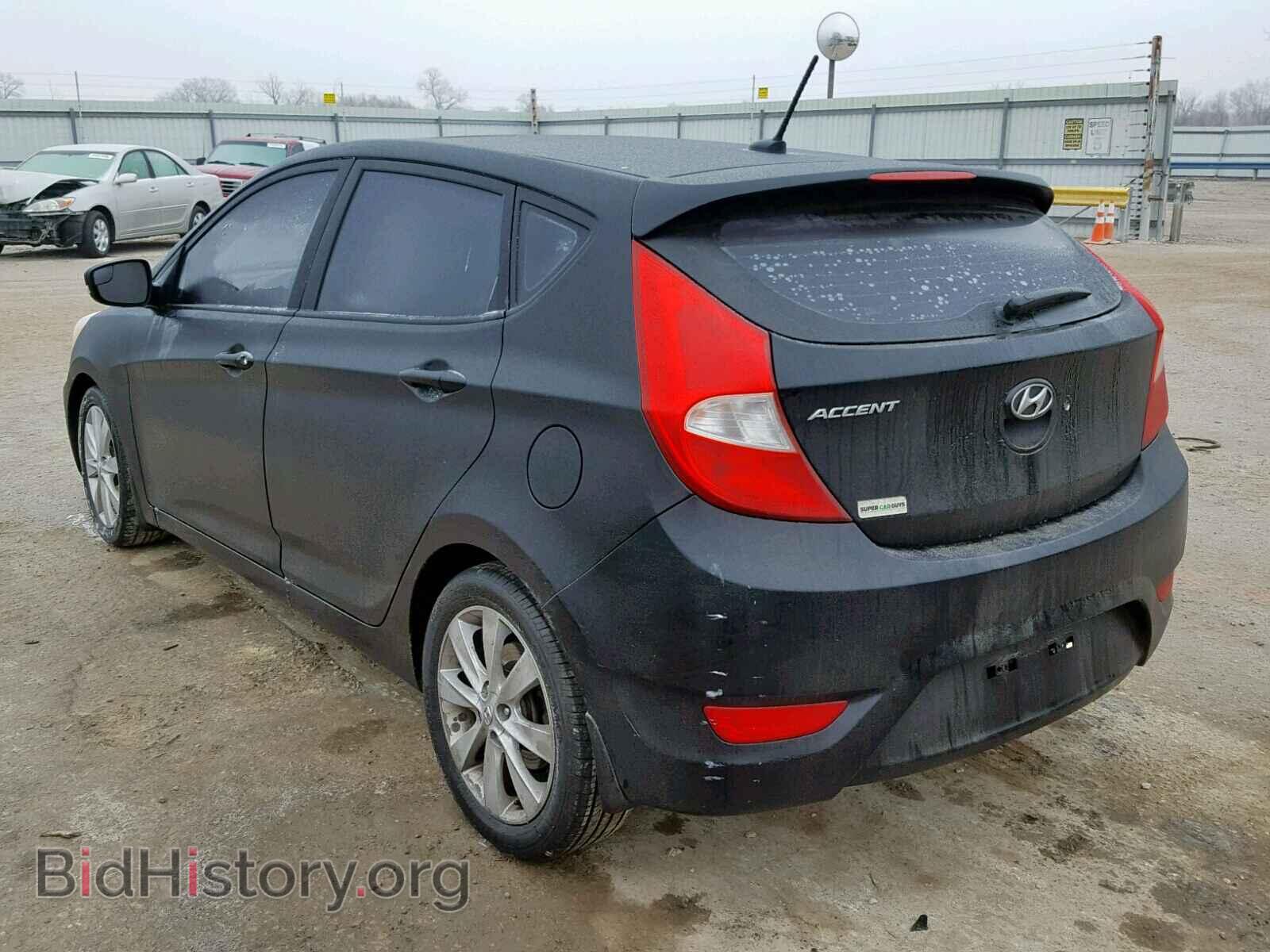 2014 HYUNDAI ACCENT - VIN: KMHCU5AE9EU166442 - Фото 3