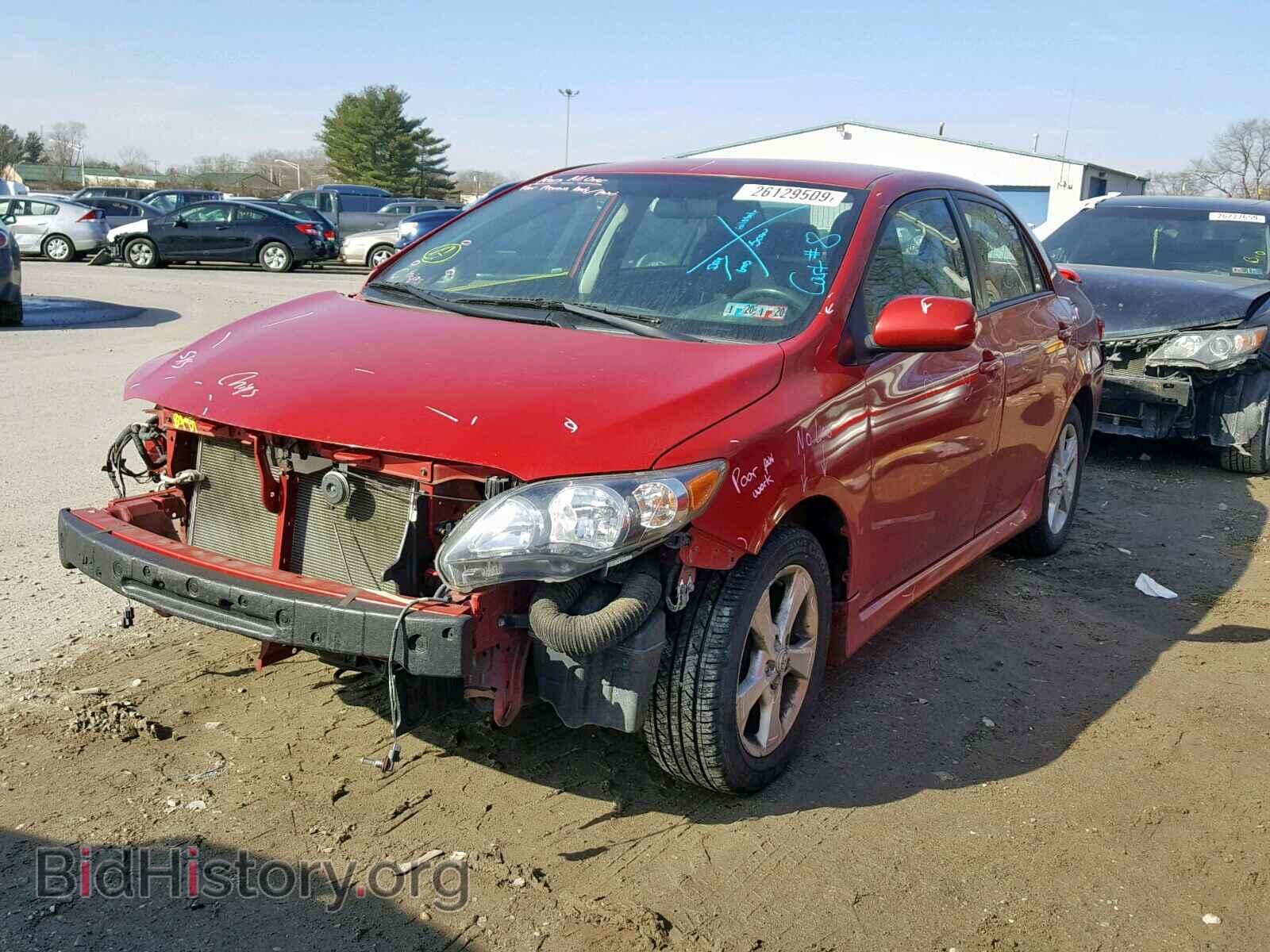 2011 TOYOTA COROLLA BA - VIN: 2T1BU4EE2BC642463 - Фото 2