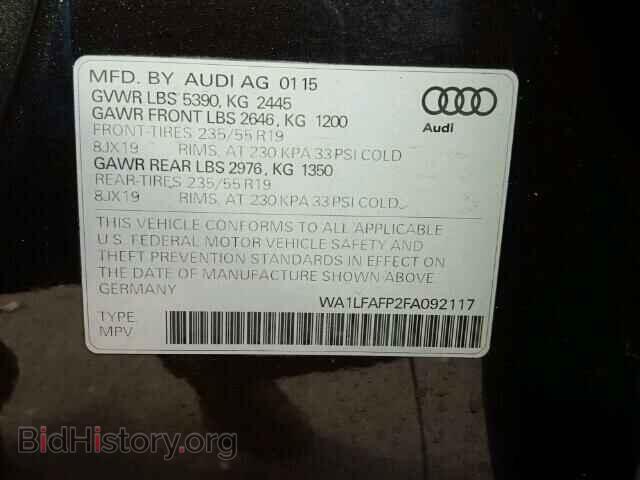 2015 AUDI Q5 - VIN: WA1LFAFP2FA092117 - Photo 10