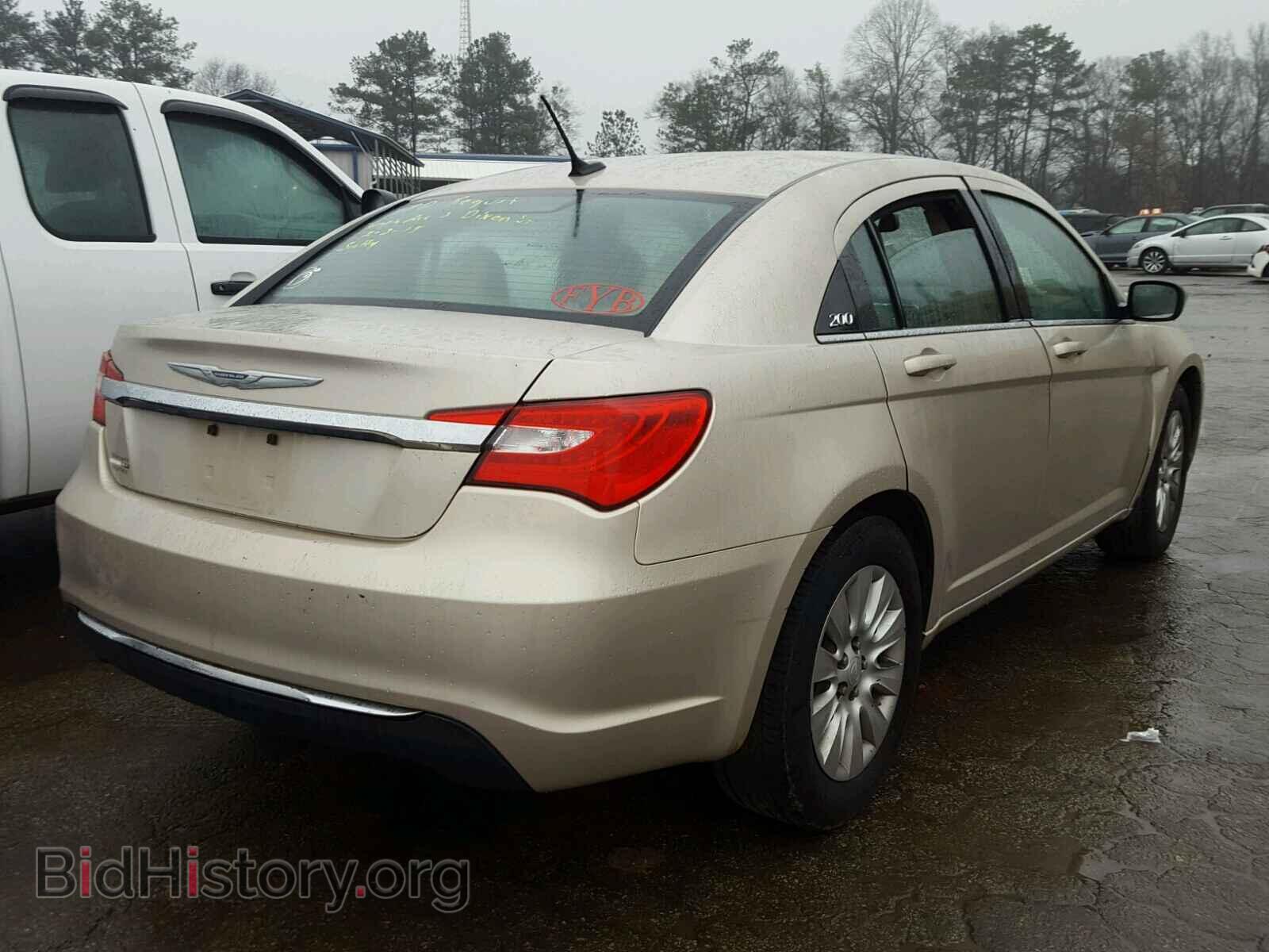 2014 CHRYSLER 200 - VIN: 1C3CCBAG4EN178309 - Фото 4