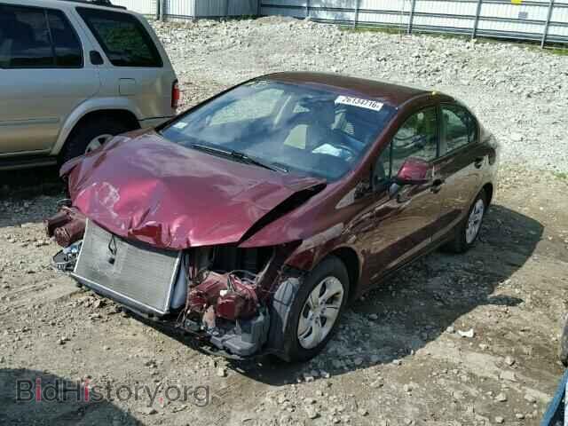 2013 HONDA CIVIC - VIN: 2HGFB2F55DH537923 - Фото 2