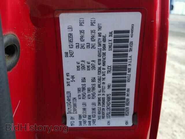 2004 DODGE DAKOTA - VIN: 1D7GL12K74S748075 - Фото 10