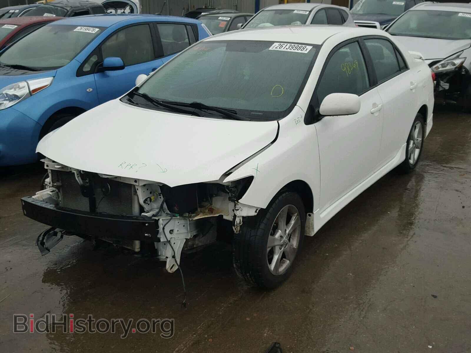 2011 TOYOTA COROLLA BA - VIN: 2T1BU4EE3BC710852 - Фото 2