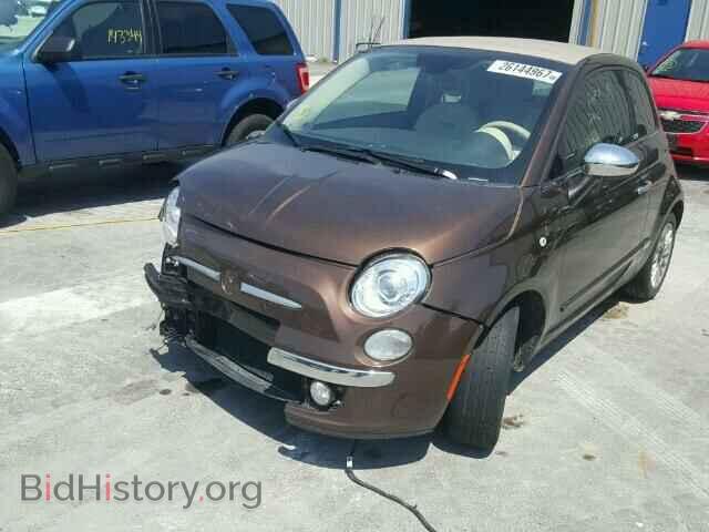 2013 FIAT 500 - VIN: 3C3CFFER7DT608651 - Фото 2