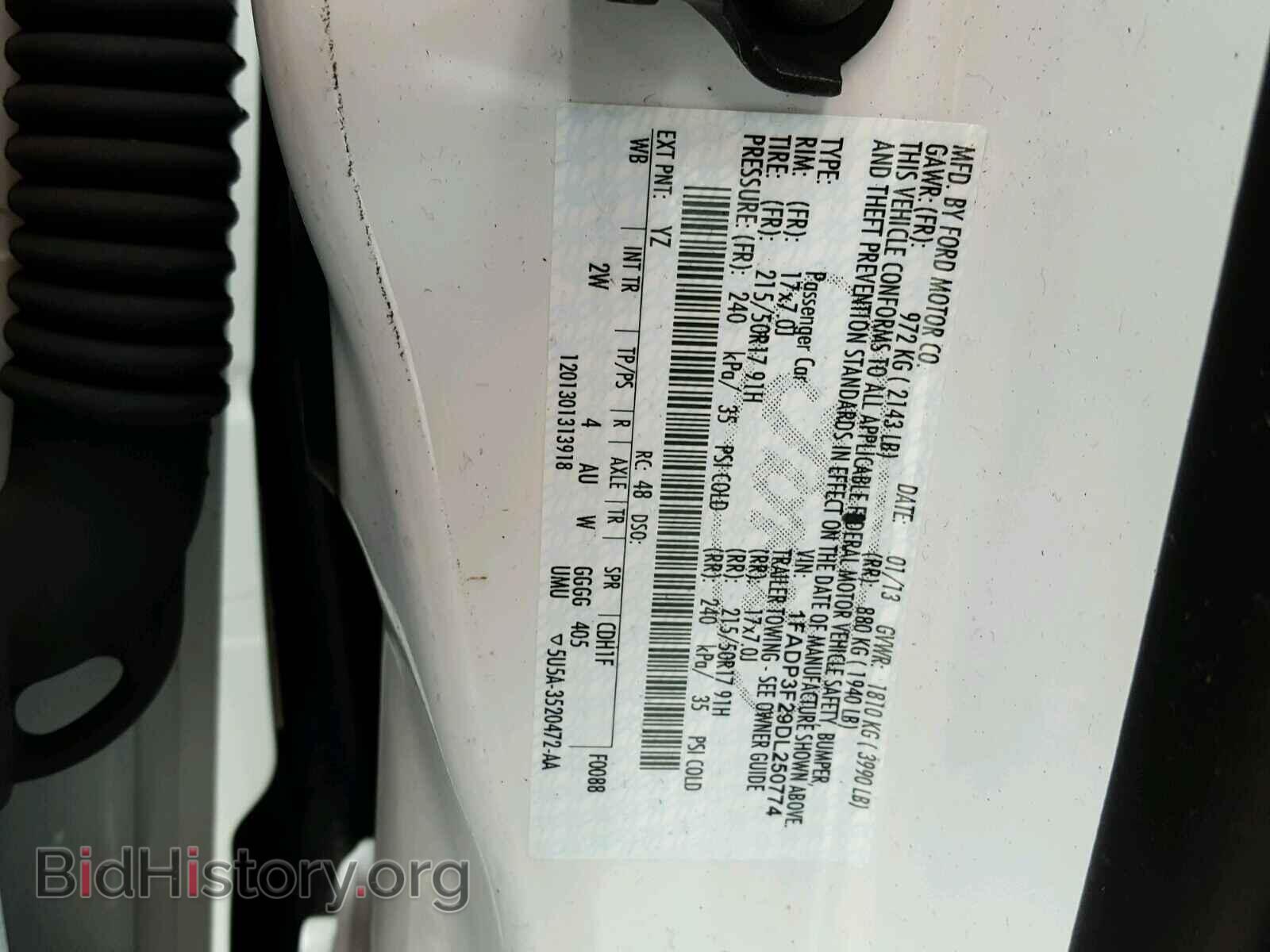 2013 FORD FOCUS - VIN: 1FADP3F29DL250774 - Photo 10