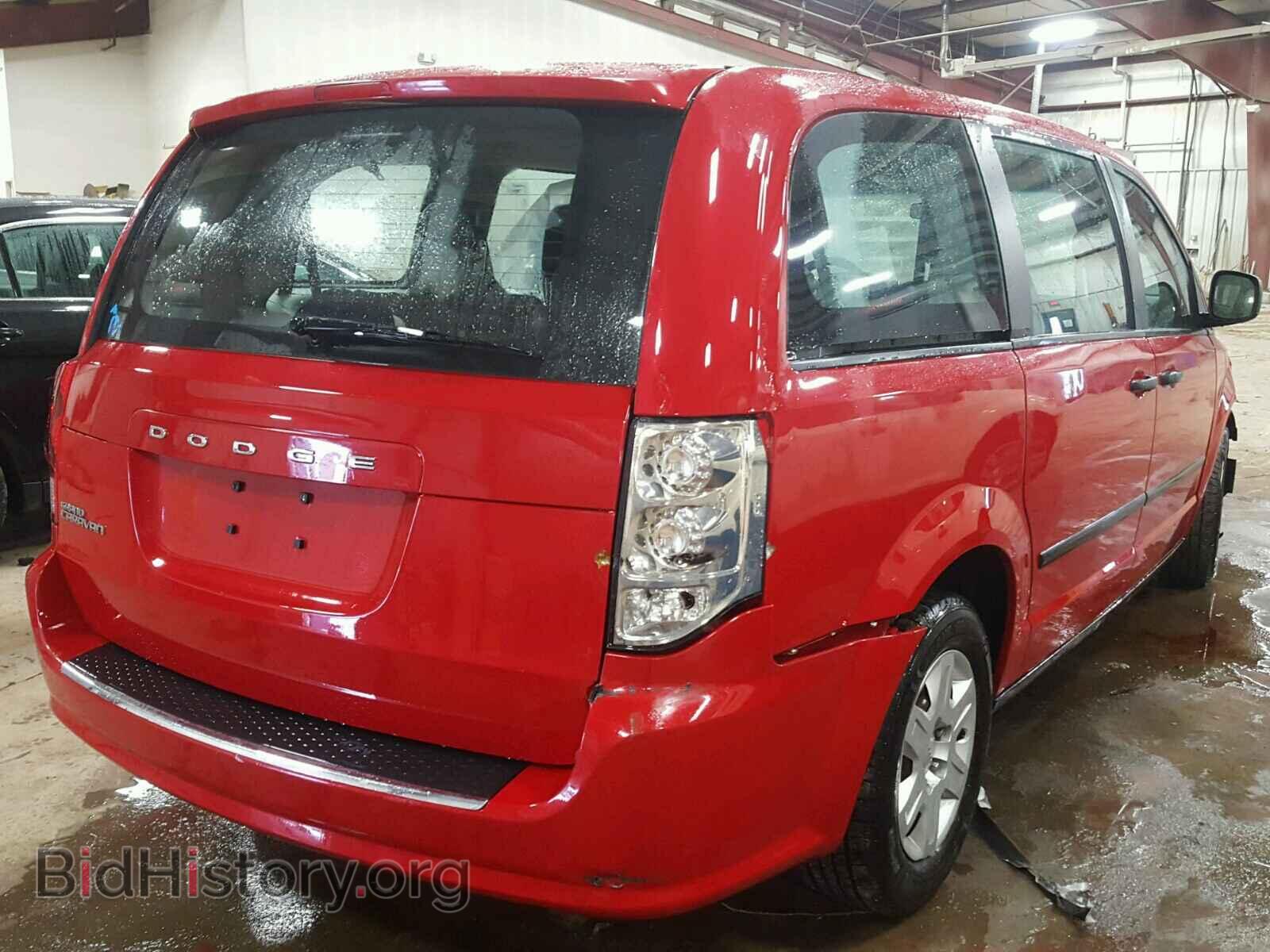 2013 DODGE CARAVAN - VIN: 2C4RDGBG1DR617630 - Фото 4