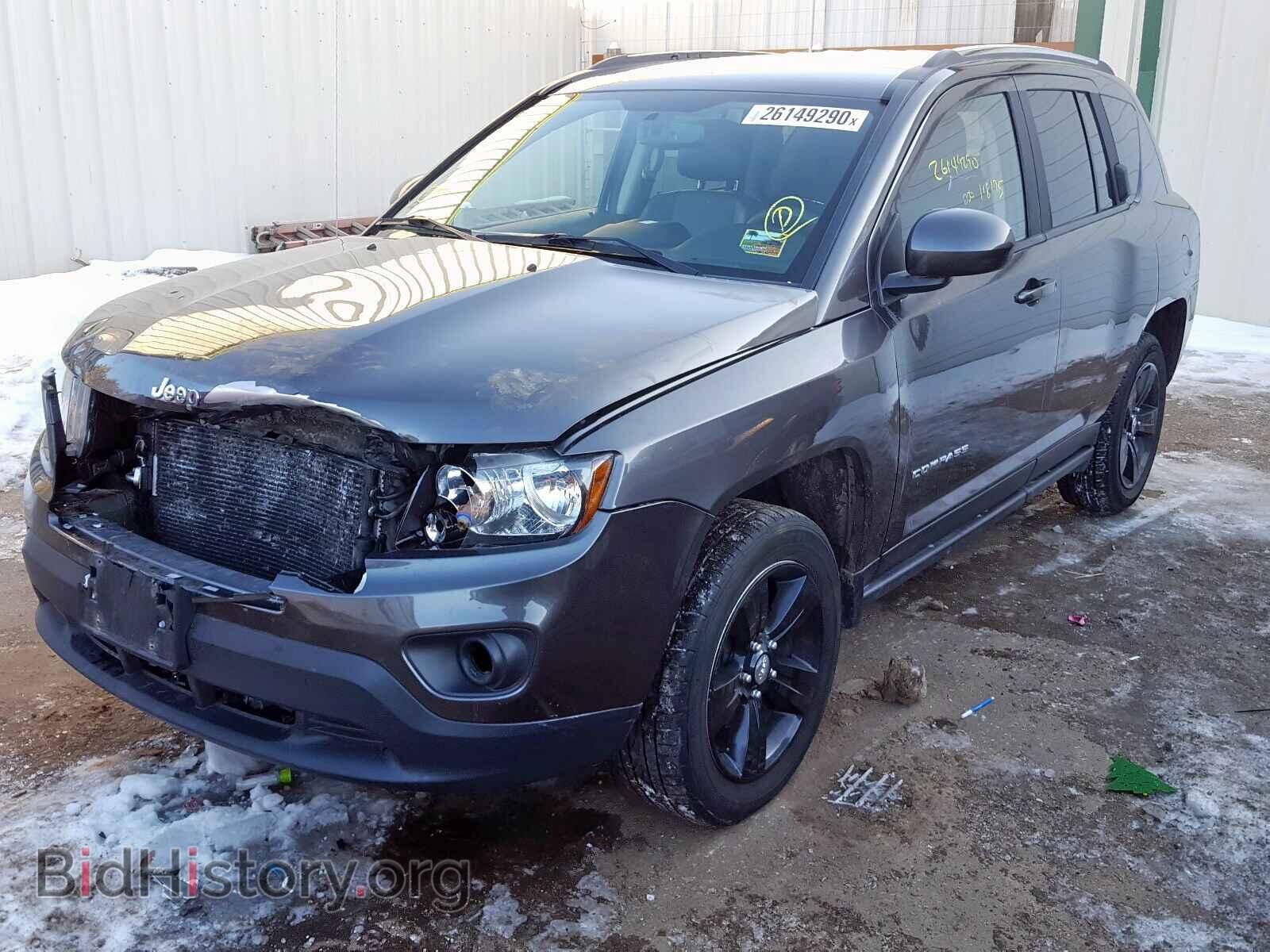 2015 JEEP COMPASS - VIN: 1C4NJDEB3FD151811 - Фото 2
