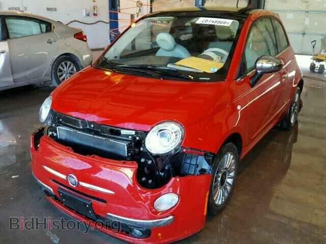 2012 FIAT 500 - VIN: 3C3CFFCR9CT200458 - Фото 2
