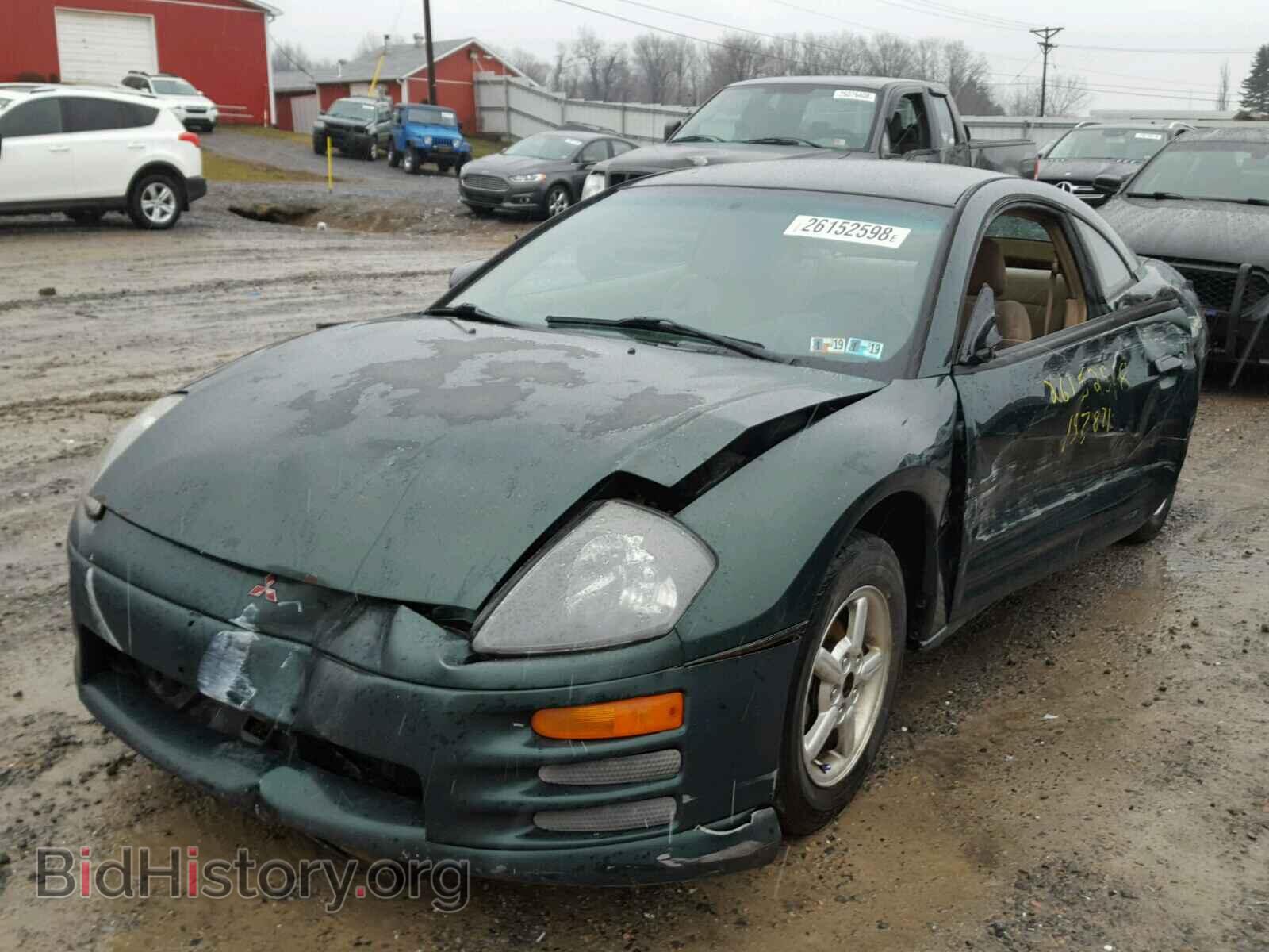 2000 MITSUBISHI ECLIPSE - VIN: 4A3AC34GXYE147670 - Фото 2