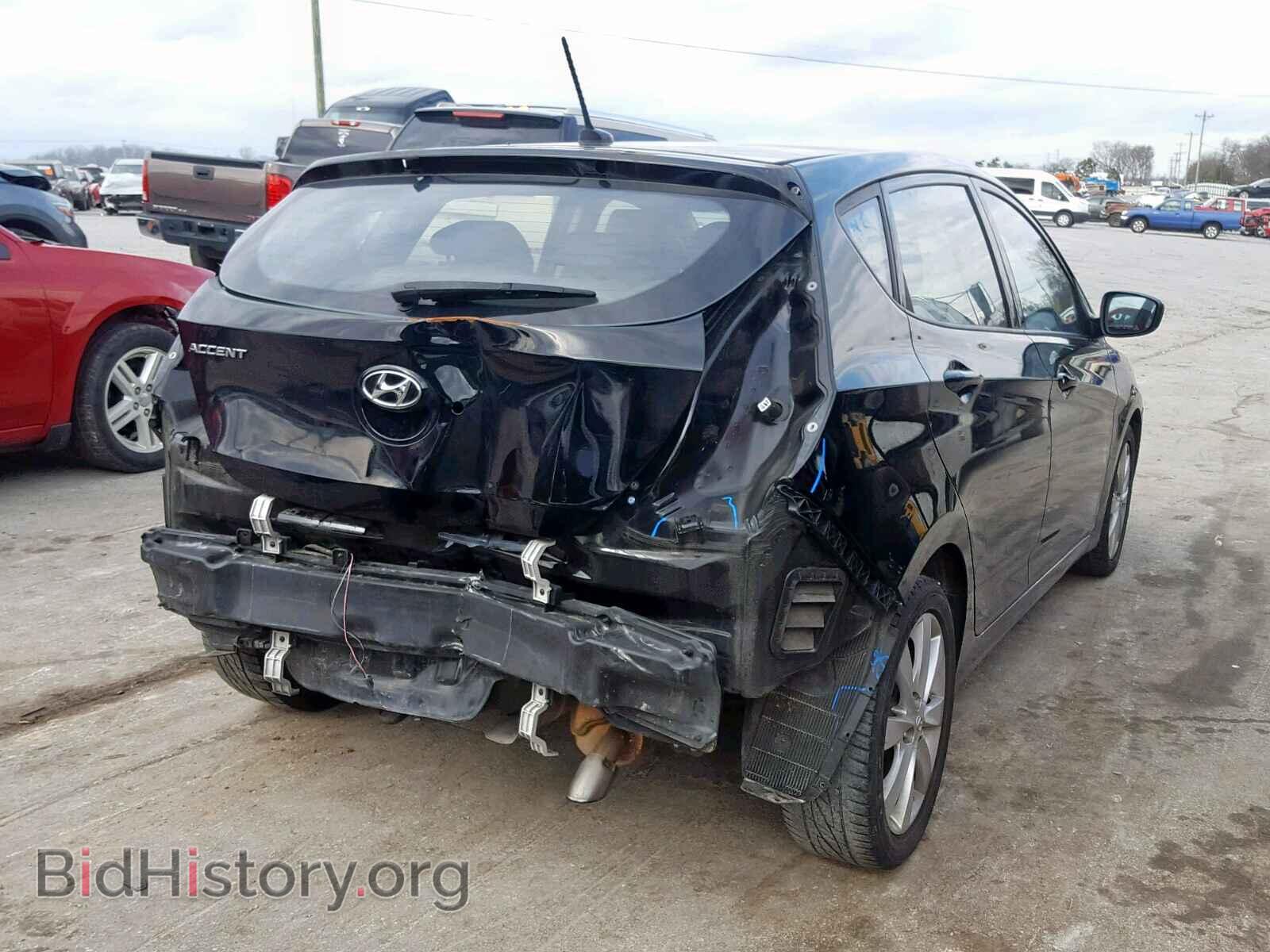 2012 HYUNDAI ACCENT - VIN: KMHCU5AE6CU025521 - Фото 4