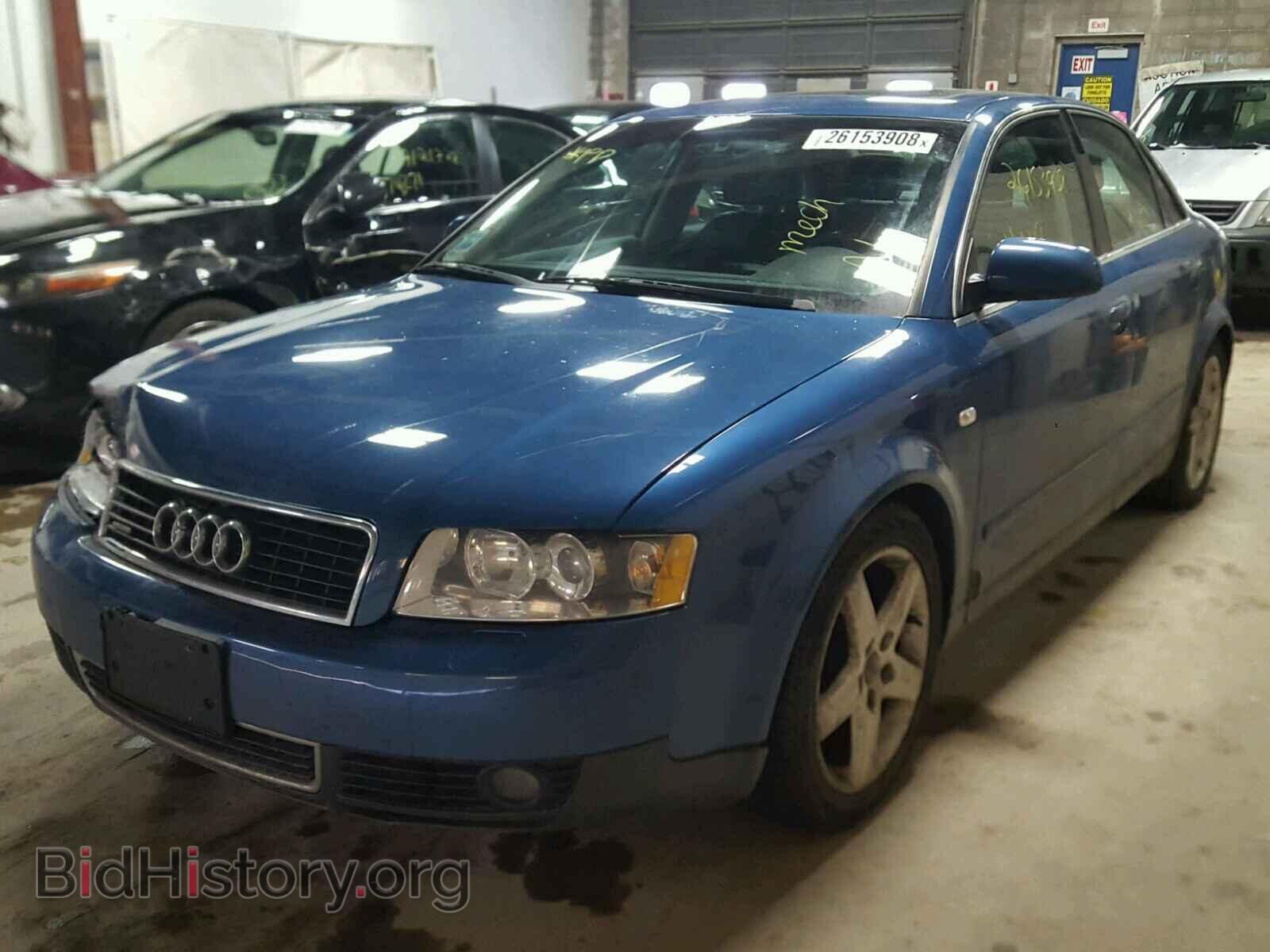 2002 AUDI A4 - VIN: WAULT68E72A164055 - Фото 2