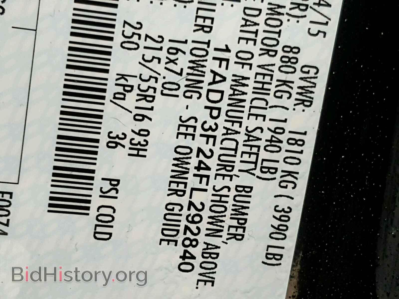 2015 FORD FOCUS - VIN: 1FADP3F24FL292840 - Photo 10