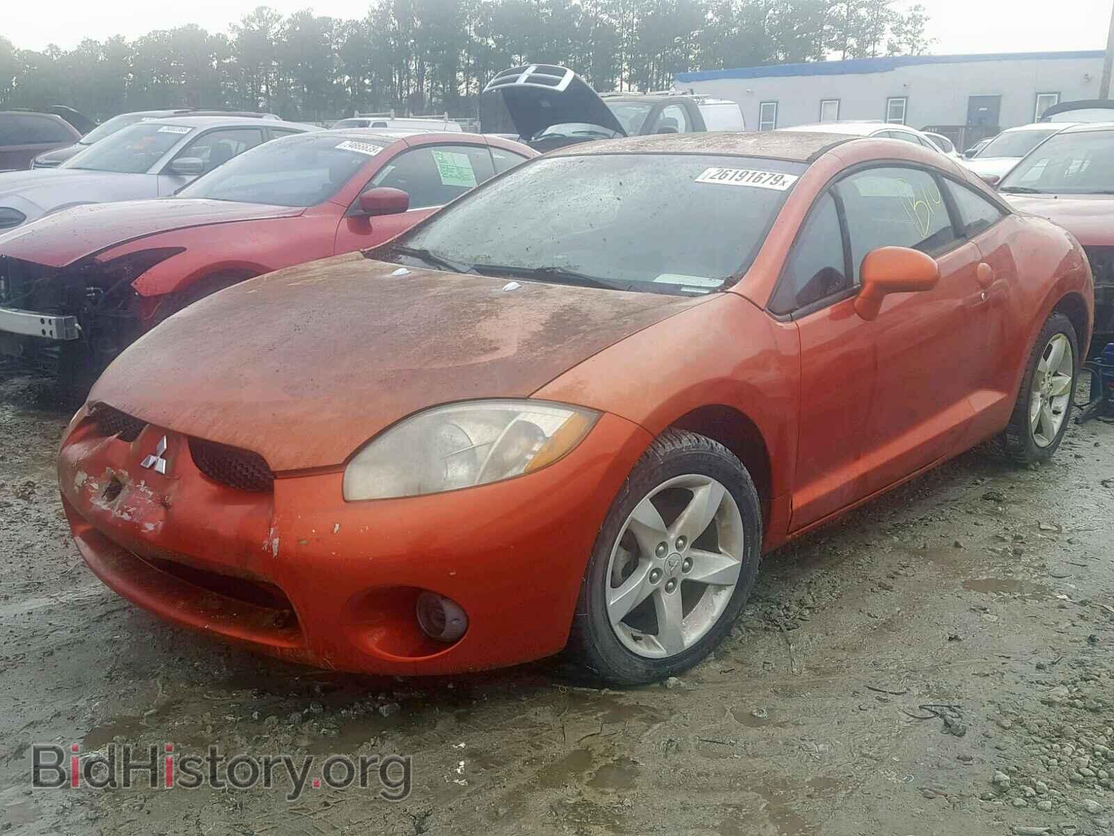 2007 MITSUBISHI ECLIPSE - VIN: 4A3AK24F47E018620 - Фото 2