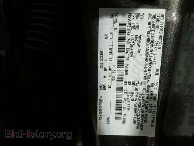 2012 FORD FOCUS - VIN: 1FAHP3K28CL342996 - Фото 10