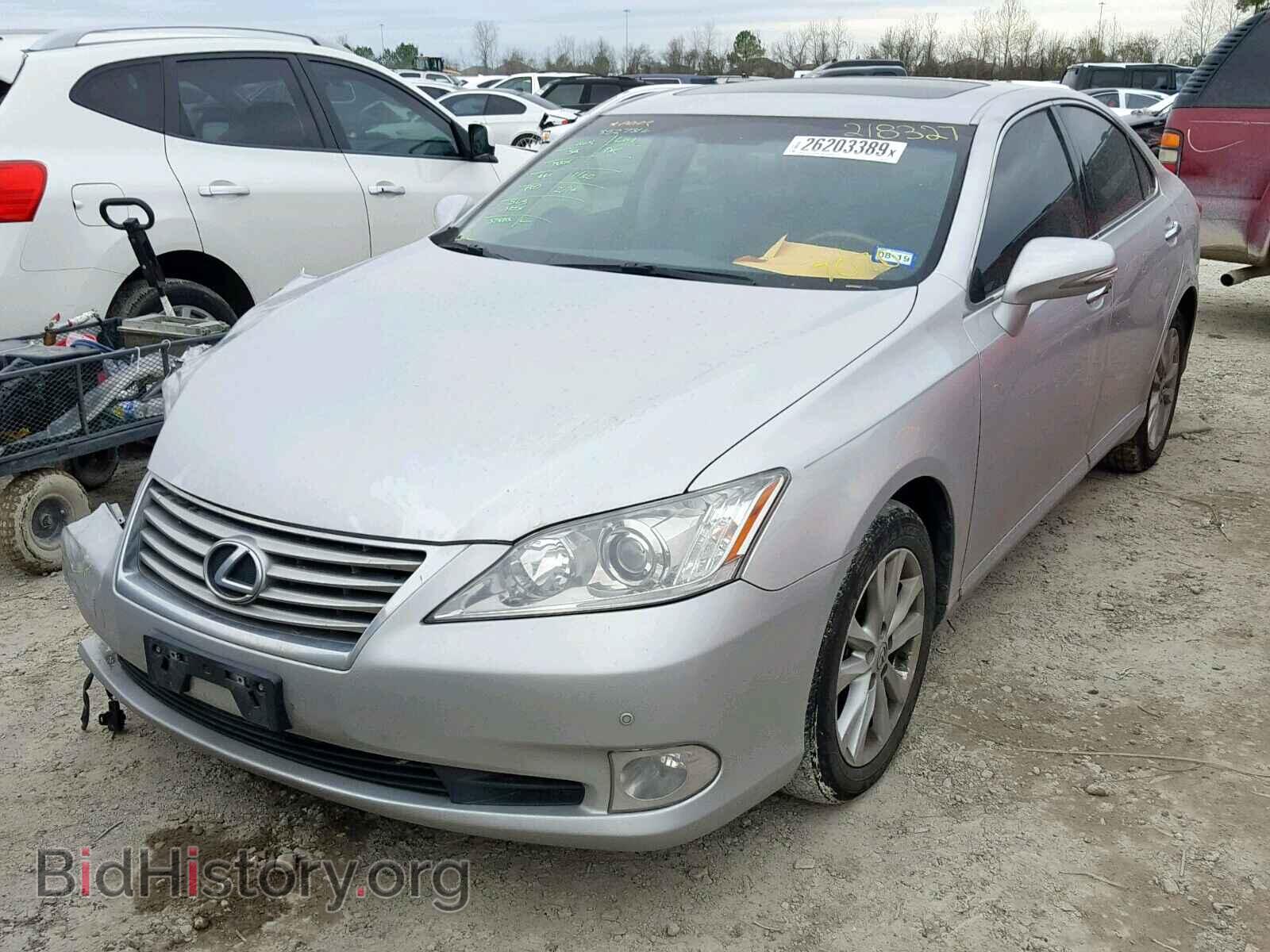 2012 LEXUS ES350 - VIN: JTHBK1EG1C2487070 - Фото 2