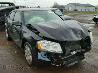 2011 Dodge AVENGER Avenger EX, black — VIN 1B3BD4FB4BN608124, Copart