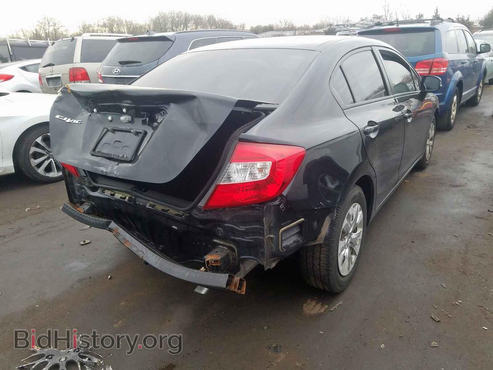 2012 HONDA CIVIC - VIN: 2HGFB2F57CH335065 - Фото 4