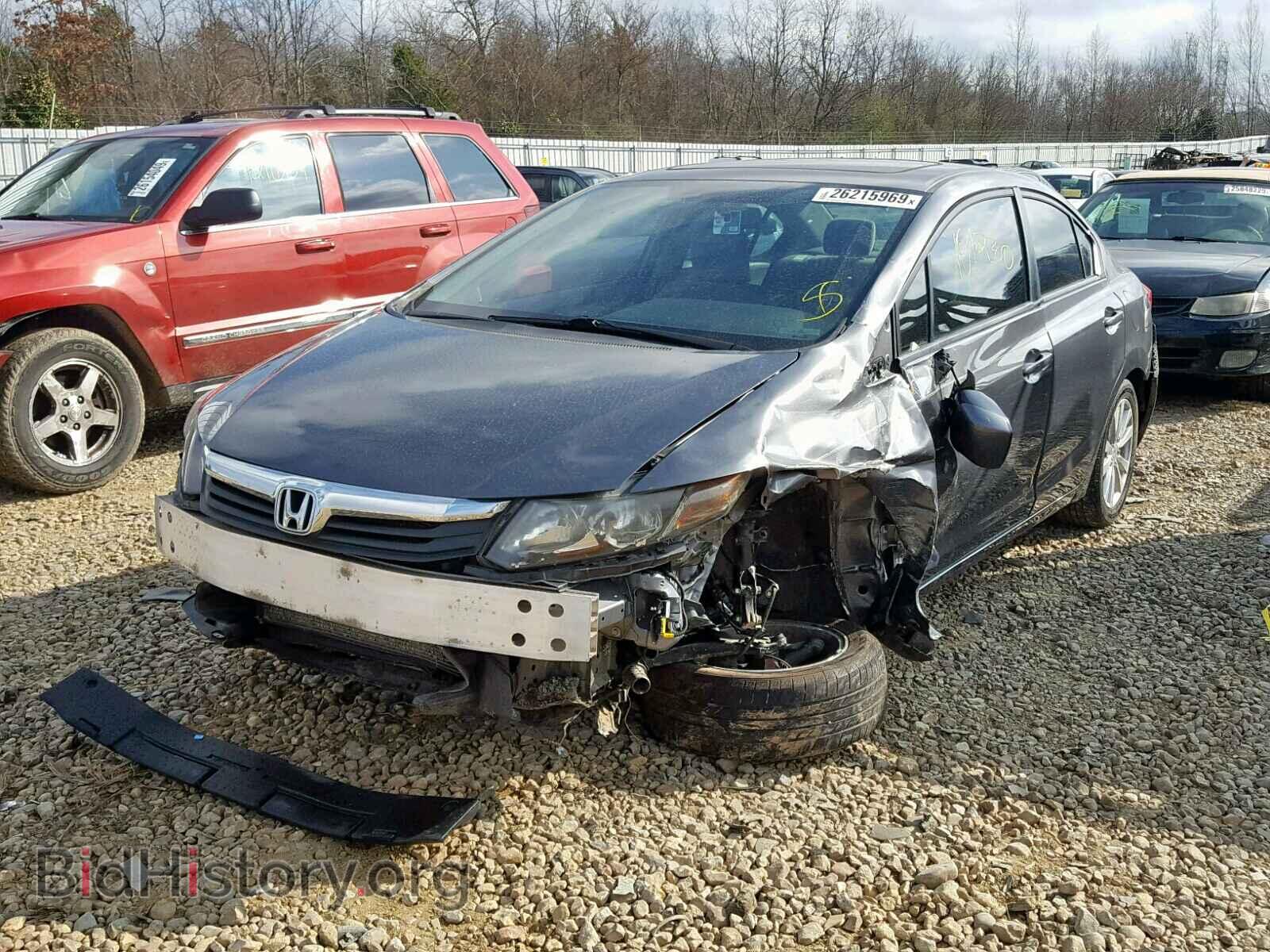 2012 HONDA CIVIC - VIN: 19XFB2F87CE014129 - Фото 2