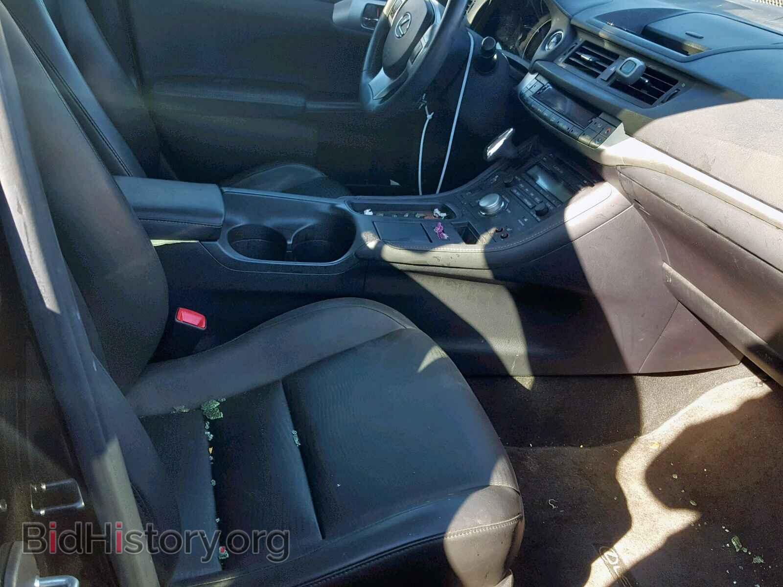 2012 LEXUS CT 200 - VIN: JTHKD5BH8C2091734 - Фото 5
