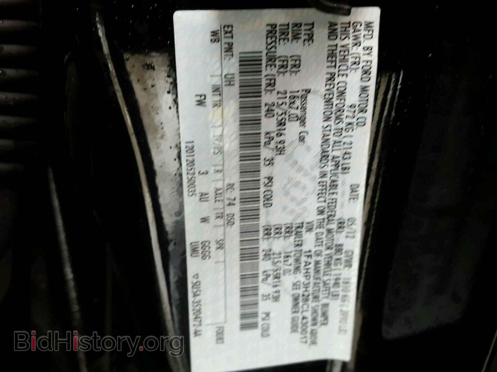 2012 FORD FOCUS - VIN: 1FAHP3H28CL430017 - Фото 10