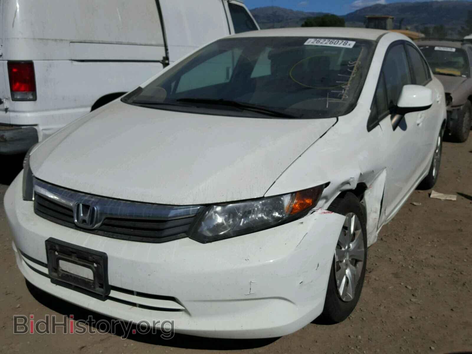 2012 HONDA CIVIC - VIN: 2HGFB2F51CH608131 - Фото 2